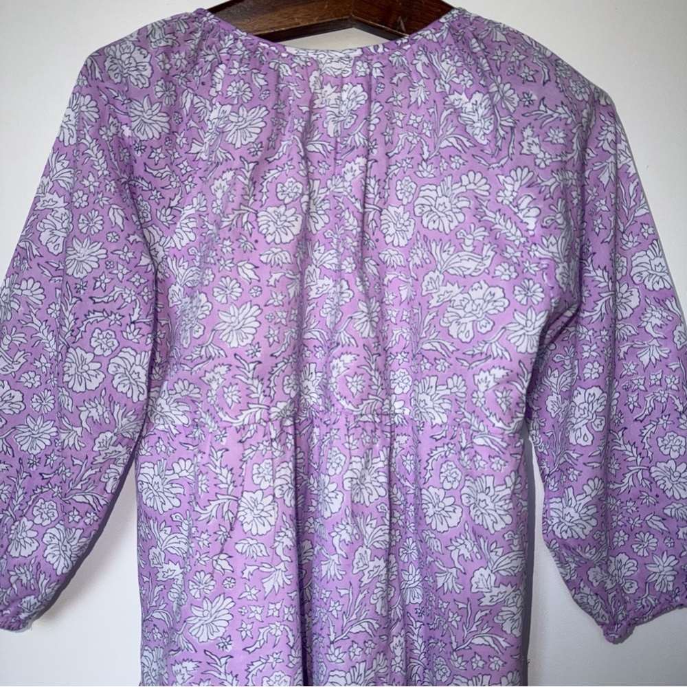 Tuckernuck Exclusive Violet and Indigo Nila Dali Dress by SZ Blockprints - Picture 10 of 13
